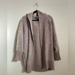 Express Women's Cardigan in Soft Taupe